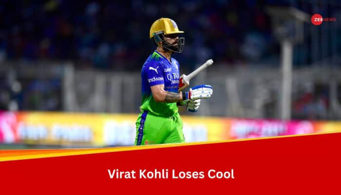 WATCH: ANGRY Virat Kohli SMASHES Trash Can On His Way Back To Dressing Room After No-Ball Controversy During KKR vs RCB Clash In IPL 2024