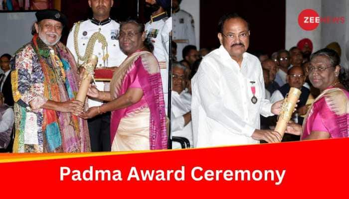Mithun Chakraborty, Usha Uthup, Venkaiah Naidu Among Others Conferred Padma Award