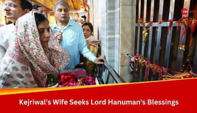As AAP, ED Fight Over Delhi CM's Health, Sunita Kejriwal Seeks Blessings Of Lord Hanuman