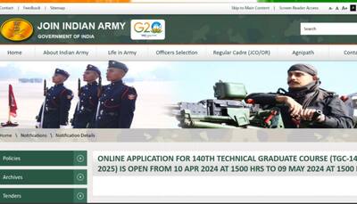 Application Starts For Technical Graduate 140 Course In Indian Army, Know The Eligibility Criterias