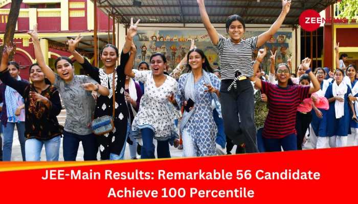 JEE-Main Results: Remarkable 56 Candidates Achieve 100 Percentile; Check Cut-offs, Break-up Of Top Scorers, More 