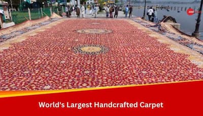 Kashmiri Artisans Create World's Largest Handcrafted Carpet In 8 Years