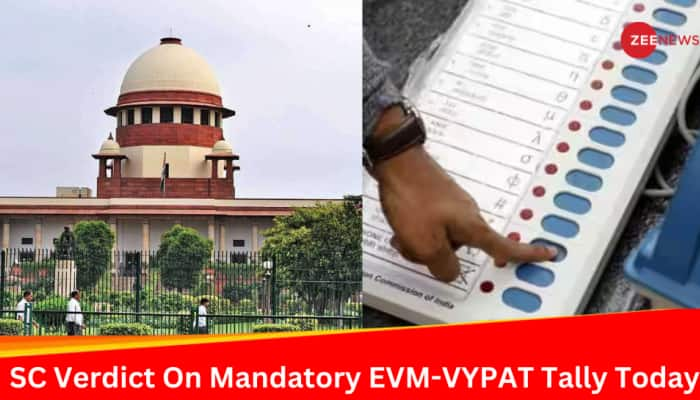 Supreme Court Rejects 100% VVPAT Verification Pleas, Grants 7-Day Window For EVM Scrutiny