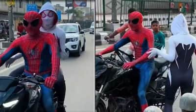 Spiderman Couple's Reel Lands On Delhi Police's Insta, What Happened Next...