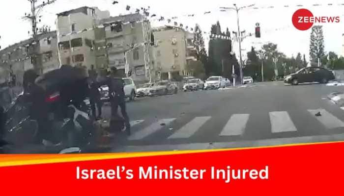 Watch: Dramatic Footage Captures Moment Israel&#039;s National Security Minister Ben Gvir&#039;s Car Met With Accident