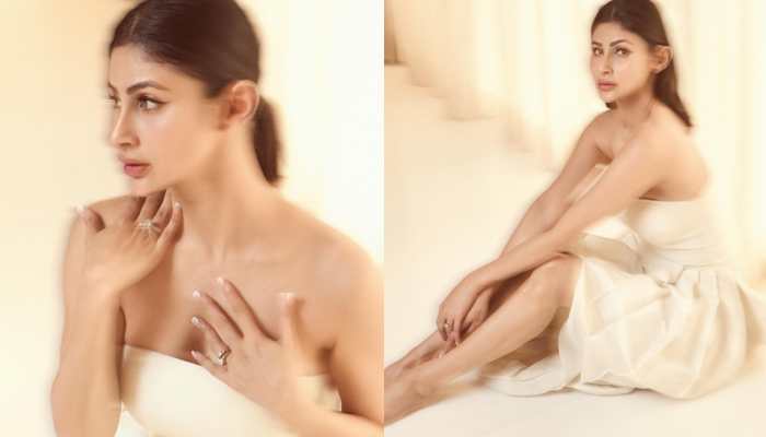 Mouni Roy Looks All Things Gorgeous In White Off-Shoulder Ensemble, Fans Call Her 'Stunner' 