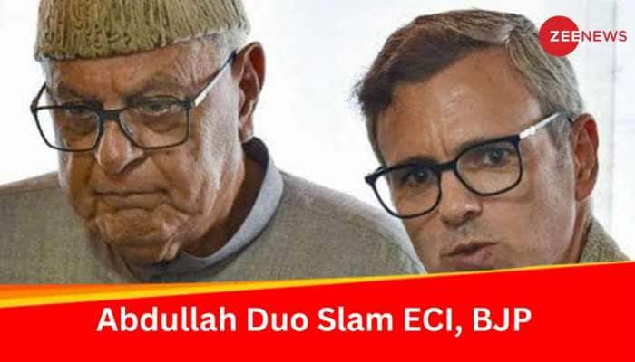 J&amp;K: Abdullah Duo Slam BJP, Election Commission As Campaigning Intensifies