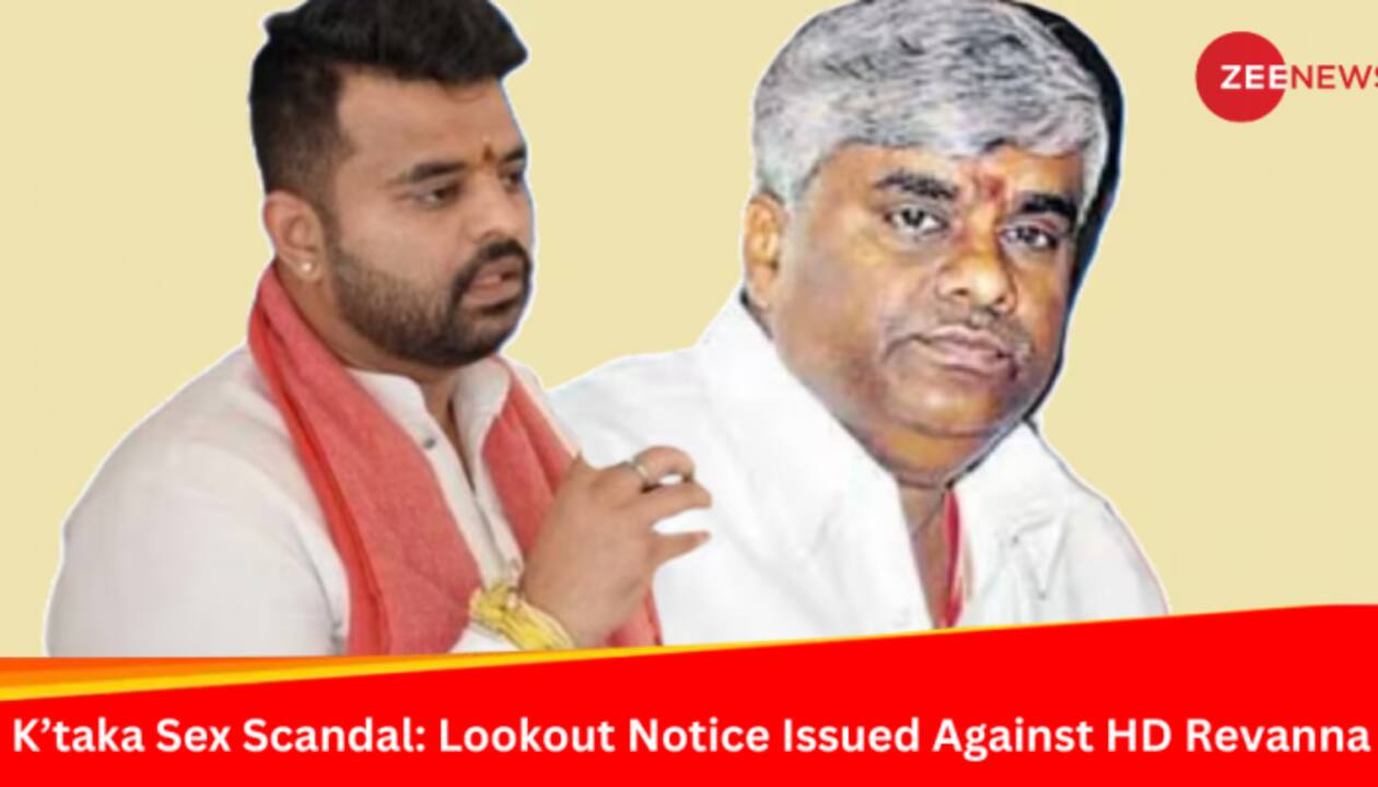 Karnataka Sex Scandal: Lookout Notice Issued Against Prajwals Father, JD(S)  MLA HD Revanna | India News | Zee News