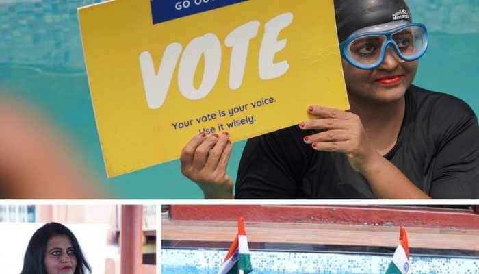 Lok Sabha Election 2024: Meet Dr. Savitha Rani.M - Performing &#039;Jala Yoga&#039; To Raise Voting Awareness
