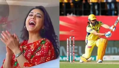 Preity Zinta's Reaction To MS Dhoni's Golden Duck Goes Viral - Watch