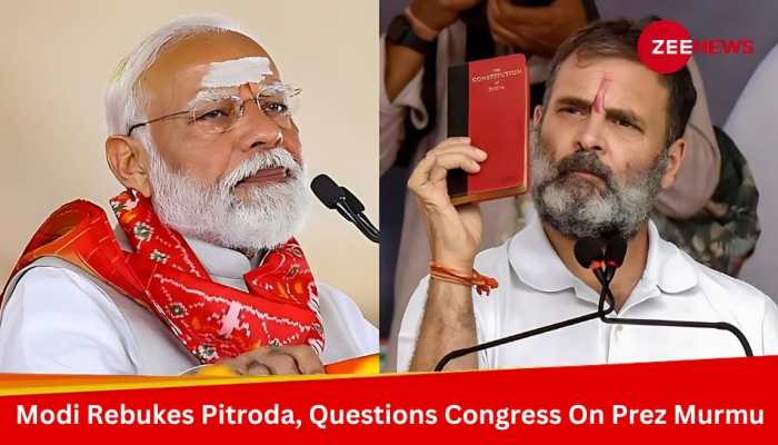 PM Modi’s Sharp Rebuke On Pitroda's Remarks, Questions Congress' Intentions Towards President Murmu 