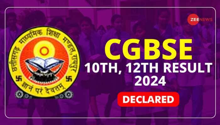 Chhattisgarh Board Result 2024: CGBSE Class 10th, 12th Result Declared At results.cg.nic.in- Check Toppers’ List Here