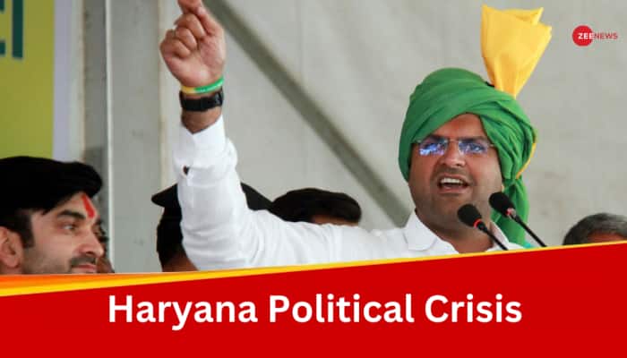 Haryana Political Crisis: Dushyant Chautala&#039;s JJP Faces Split As 4 MLAs Meet BJP&#039;s ML Khattar