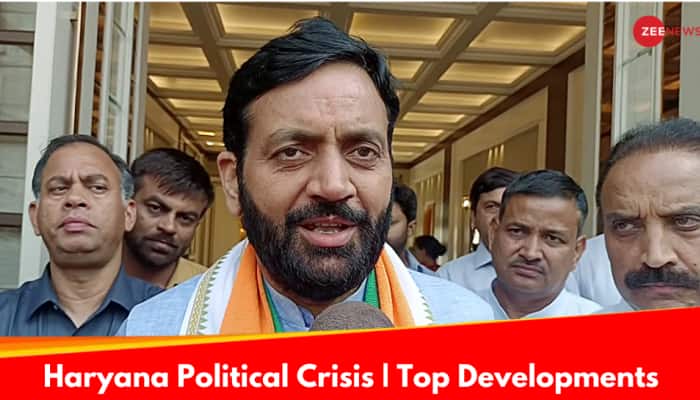 Haryana Political Crisis: New Twist Amid Turmoil, 3 JJP MLAs Meet Ex-CM Khattar | Updates
