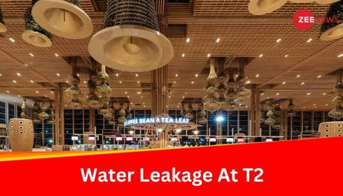Heavy Rainfall Triggers Water Leakages At Bengaluru Airport&#039;s Terminal 2