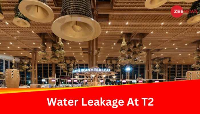 Heavy Rainfall Triggers Water Leakages At Bengaluru Airport's Terminal 2