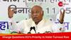 ‘Surprising...’: Congress President Mallikarjun Kharge Questions ECI’s Priority In Voter Turnout Row