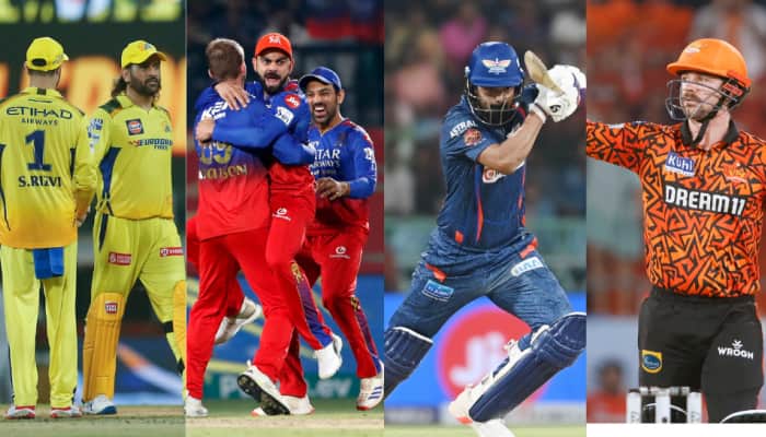 IPL 2024 Playoffs Qualification Scenarios: How Can RCB, CSK, SRH, LSG, DC, GT Make It To The Top Four? Check Here