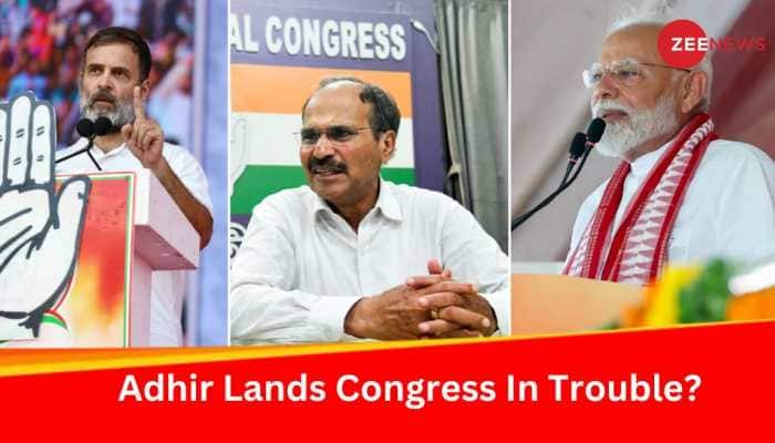 Adhir Chowdhury &#039;Reveals Why Congress Attacks Adani-Ambani&#039;; BJP Hits Back