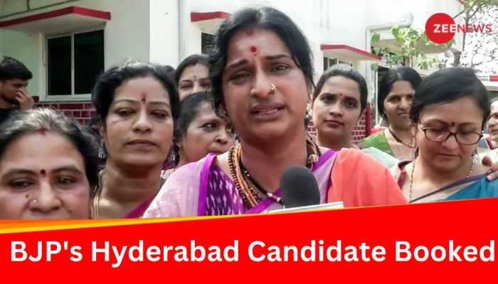  BJP Candidate Madhavi Latha Checks Voter ID Of Muslim Women, FIR Lodged