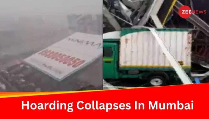 Watch: Hoarding Collapses In Mumbai Amid Gusty Winds, 3 Dead, 59 Injured
