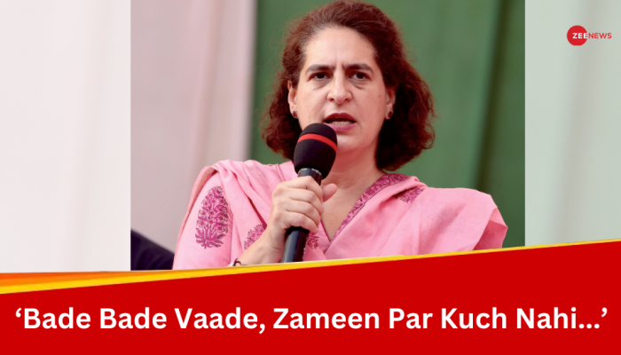 'Bade Bade Vaade...': Priyanka Gandhi Slams PM Modi Over Poll Promises 'Bade Bade Vaade...': Priyanka Gandhi Slams PM Modi Over Poll Promises