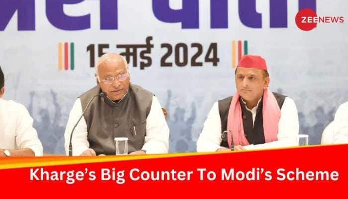 &#039;We Will Give 10KG Free Ration&#039;: Kharge&#039;s Counter To Modi&#039;s Populist Scheme In Joint Conference With Akhilesh Yadav