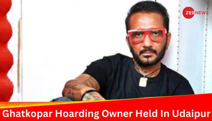 Mumbai Hoarding Collapse: Ghatkopar Billboard Owner Bhavesh Bhinde Arrested From Udaipur