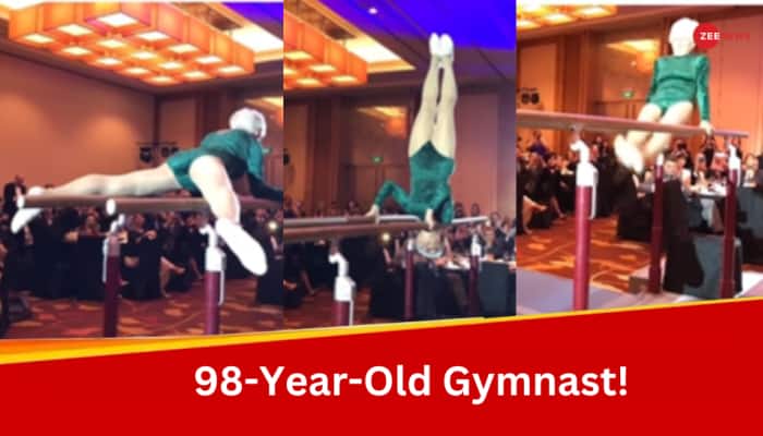 This 98-Year-Old Gymnast Breaks Internet With Mind-Blowing Acrobatic Moves- WATCH