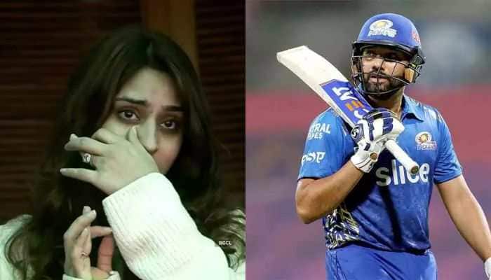 Ritika Sajdeh&#039;s In Tears As Rohit Sharma Hit Fifty For Mumbai Indians In Last Game Of IPL 2024, Video Goes Viral - Watch