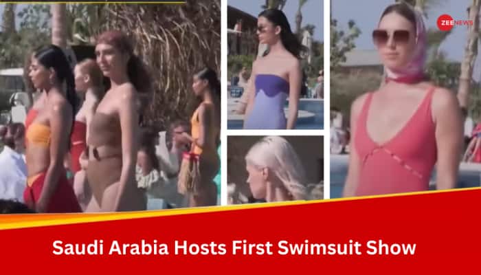 Watch: First-Ever Swimsuit Models' Fashion Show Held In Saudi Arabia