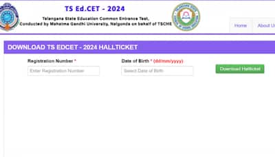 TS EdCET 2024 Hall Ticket Released At edcet.tsche.ac.in- Check Direct Link, Steps To Download Here