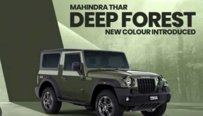 Now Get Mahindra Thar In New Deep Forest Green Colour Option; Check Features And Other Details