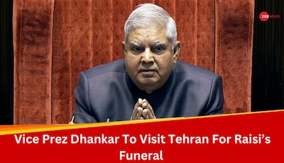 Vice President Dhankhar To Attend Iranian President Ebrahim Raisi's Funeral In Tehran