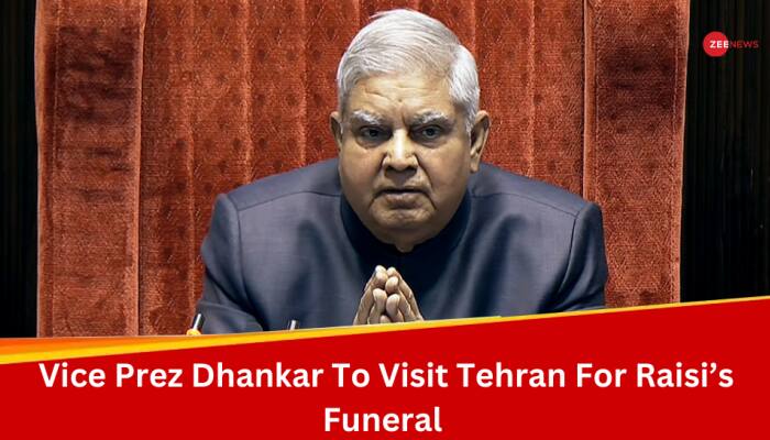 Vice President Dhankhar To Attend Iranian President Ebrahim Raisi's Funeral In Tehran