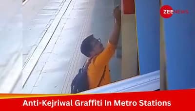 Delhi Police Nabs Man Behind Anti-Kejriwal Graffiti In Metro Stations 