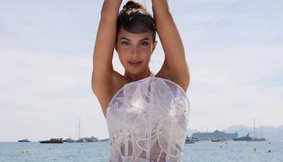 Jacqueline Fernandez Soaks Up The Cannes' Sun, Looks Super Hawt In White Strapless Dress - Pics