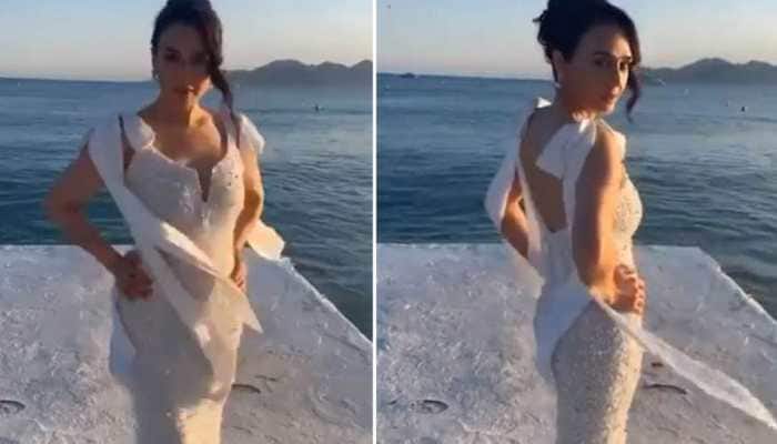 Preity Zinta&#039;s Cannes First Look In Sparkling White Gown Is Breathtaking