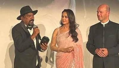  Preity Zinta Honors Santosh Sivan With Pierre Angenieux ExcelLens Award At Cannes 