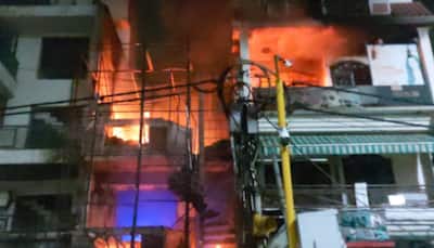 Delhi: 3 Killed After Fire Breaks Out At 4-Storey Residential Building In Krishna Nagar - Watch