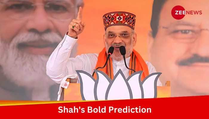 Amit Shah&#039;s Bold Prediction On Lok Sabha Polls: Congress Under 40 Seats, SP Under 4 