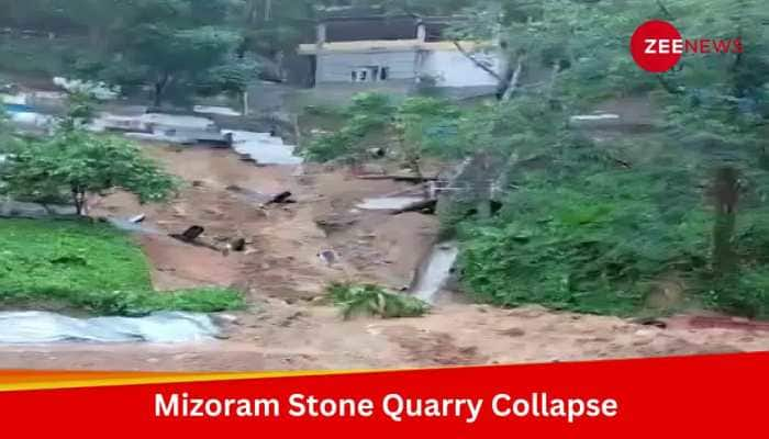 Mizoram Stone Quarry Collapse: 10 Dead, Several Feared Trapped Amid Heavy Rains 