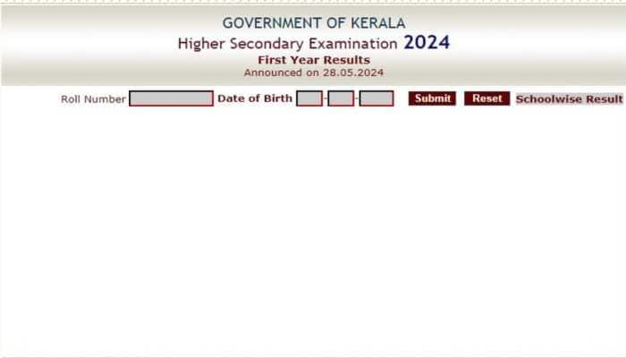 Kerala Plus One Result 2024 Declared At keralaresults.nic.in- Check Direct Link Here