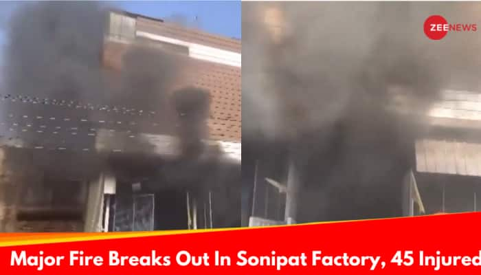 Sonipat Fire Incident: 5 Critical, 45 Injured In Massive Rubber Factory Blaze