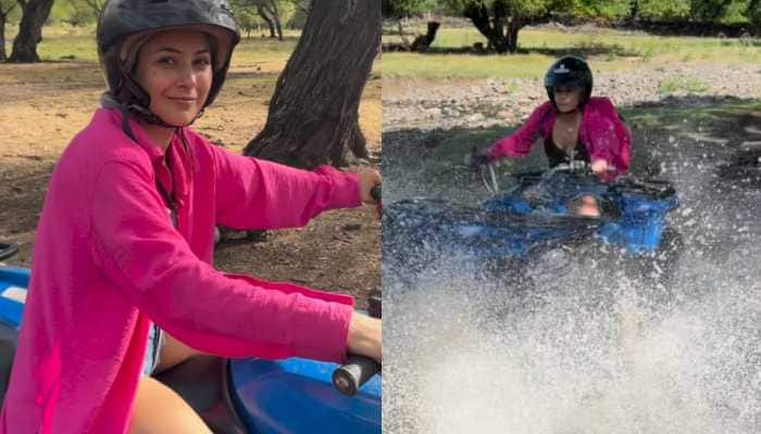 Shehnaaz Gill Enjoys Quad Biking In Mauritius, Fans Are Impressed: Watch 