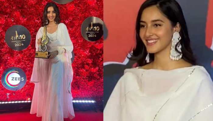Gaddar 2 Actress Simrat Kaur Re-wears Her Special White Dress At International Iconic Awards Says,' The Dress I Wore...'