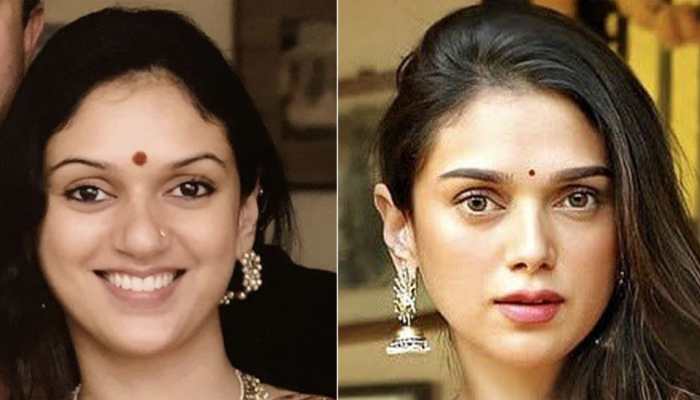Heeramandi's Bibbojaan Aka Aditi Rao Hydari's Now &amp; Then Pics Go Viral, 'Shocked' Netizens Ask 'Did She Replace Her Eyes Too?'