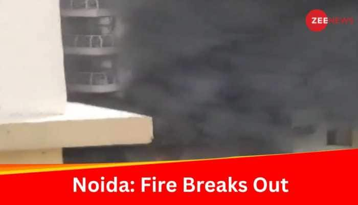 Watch: Fire Breaks Out At Flat In Noida&#039;s Sector 100 Society 