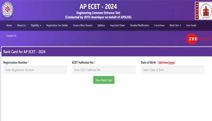 AP ECET Results 2024 Declared At cets.apsche.ap.gov.in- Check Steps To Download Rank Card Here