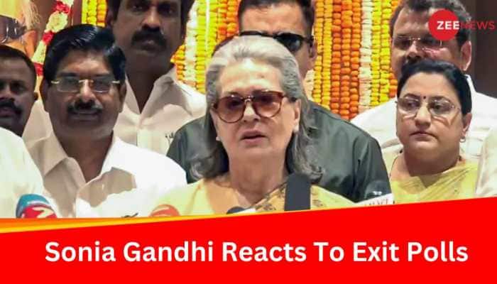 &#039;Just Wait And See...Results Will Be Opposite&#039;: Congress&#039; Sonia Gandhi Reacts To Exit Polls